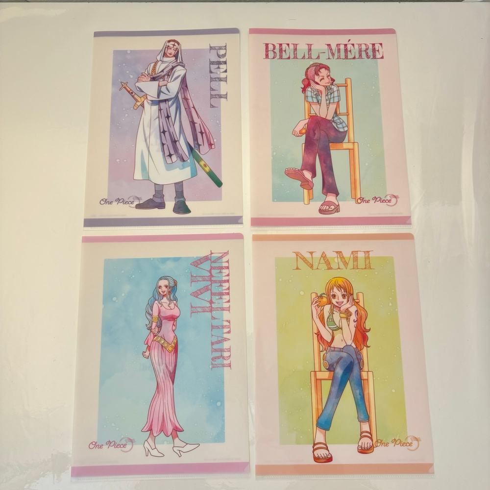 4 One Piece Emotional Stories Ichiban Kuji‎ Visual Art Sheet Clear File Poster